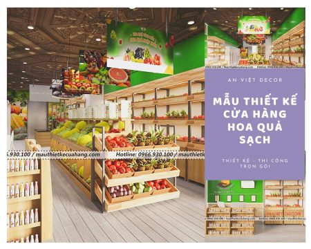 Setup cửa hàng thực phẩm 45m2 – Không gian hiện đại
