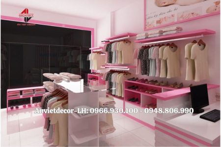 Thiết kế shop mẹ và bé 75m2 tại Đồng Nai