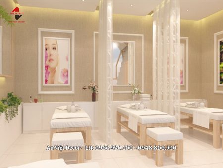 Thiết kế nội thất Diva Beautiful Spa phong cách trẻ trung
