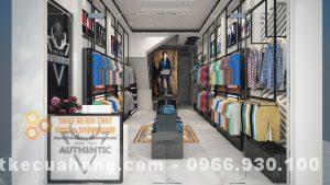 Nội thất Shop thời trang hàng hiệu với nét hiện đại thu hút khách 40m2