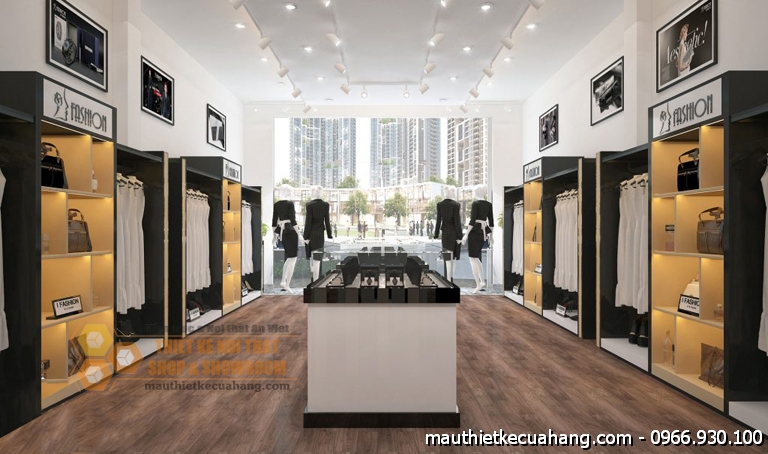Mẫu cửa hàng thời trang quần áo nữ 40m2 Fashion tại Đà Nẵng