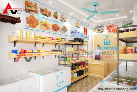 Thiết kế shop thực phẩm sạch nhỏ 20m2 tại Thanh Xuân Hà Nội