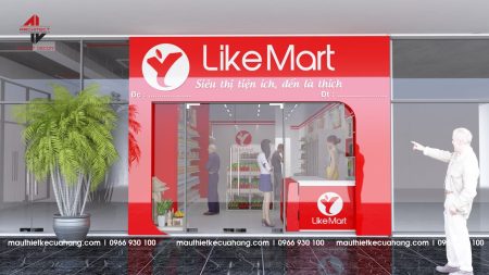 Thiết kế siêu thị LikeMart 70m2 tại Hà Nội